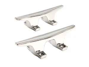 Attwood ZAMAK Chrome Plated Zinc Cleats - Pair - 4-1/2"