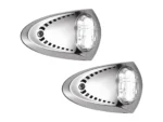 Attwood LED Docking Lights - Stainless Steel - White LED - Pair