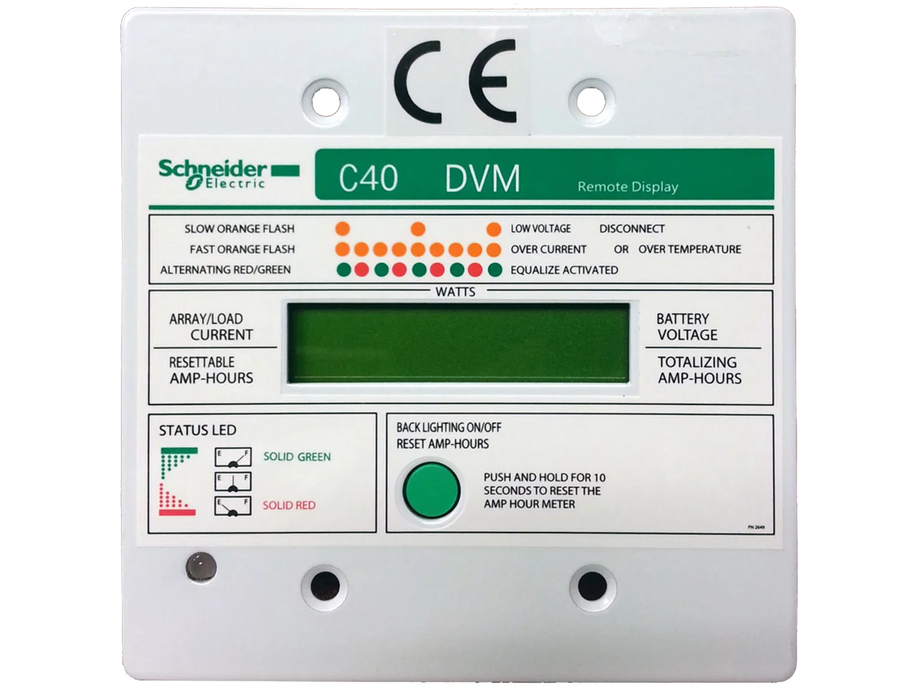 Xantrex C-Series Digital Remote w/50' Cable