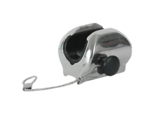 TACO Concave Deck Hinge w/Pin & Lanyard - Fits 7/8" Tube