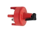 Perko Dual Battery Switch w/Mounting Ring & Legs - Bulkhead Mount