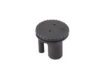 Perko 0543 Vented Fill f/1-1/2" Hose - Straight Neck - Gas - Black