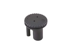 Perko 0543 Vented Fill f/1-1/2" Hose - Straight Neck - Gas - Black