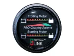Dual Pro Battery Fuel Gauge - Marine Dual Read Battery Monitor - 12V/24V System - 15' Battery Cable