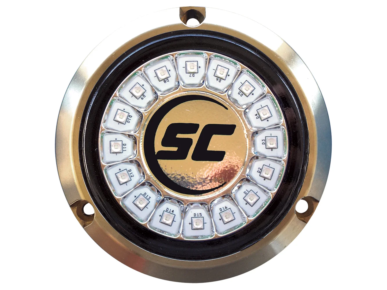 Shadow-Caster Great White Single Color Underwater Light - 16 LEDs - Bronze