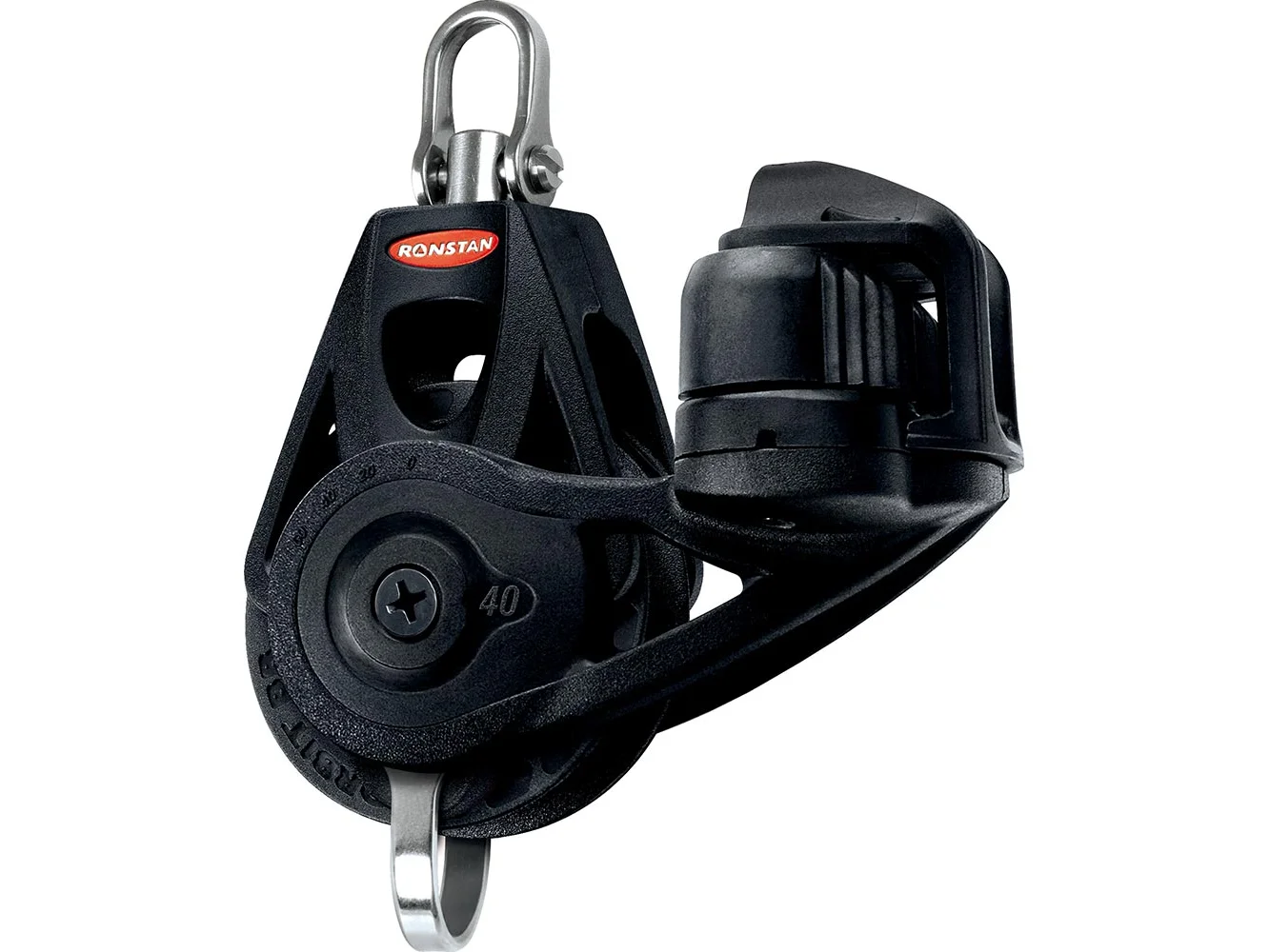 Ronstan Series 40 Ball Bearing Orbit Block - Single - Becket - Cleat - Swivel Head