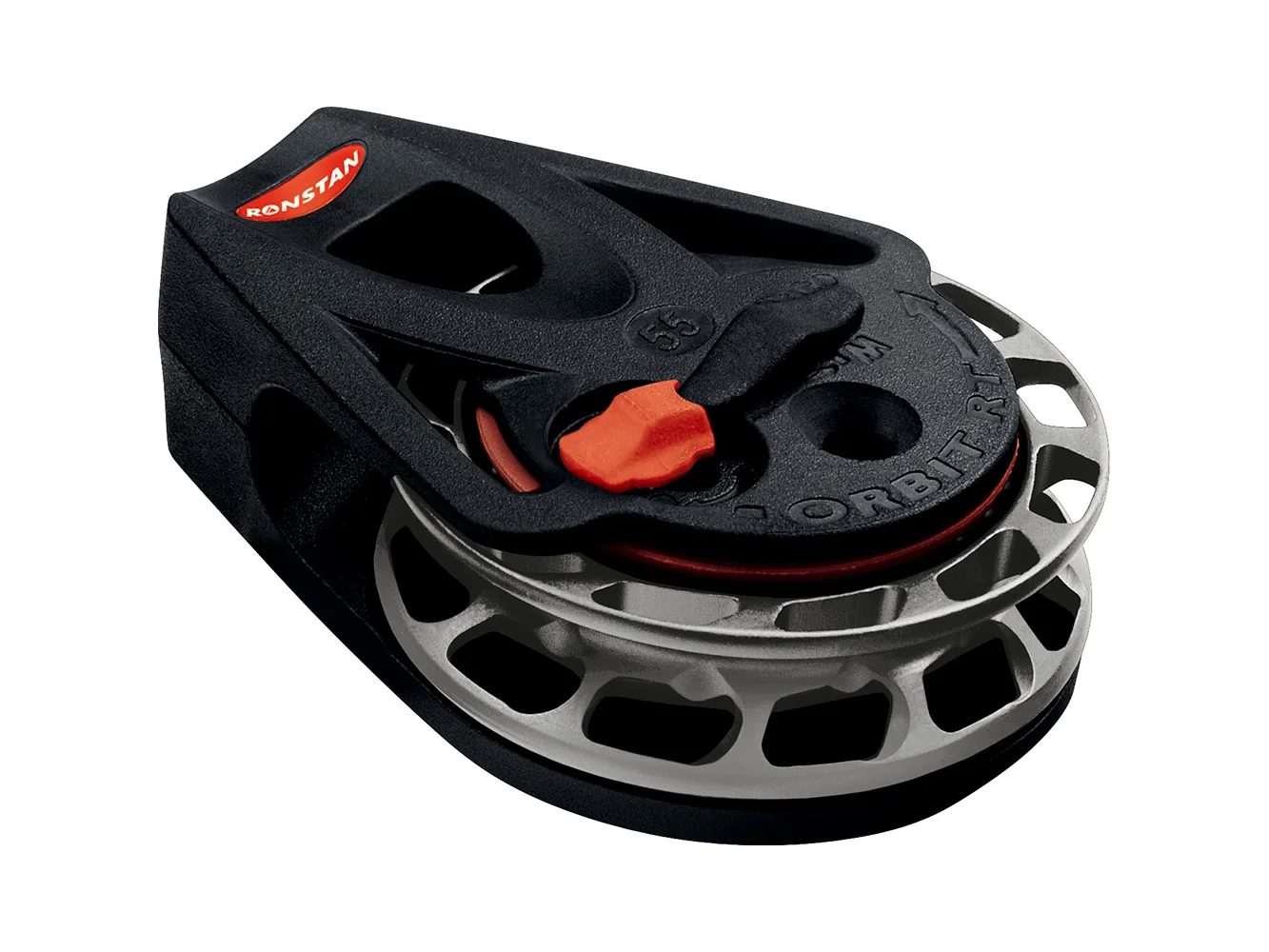 Ronstan Series 55 Ratchet Mount Orbit Block - Cheek Anti-Clockwise Rotation