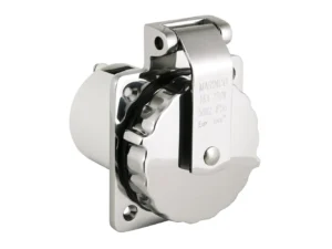 Marinco 16A 230V Easy Lock 316 Stainless Steel Inlet