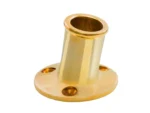 Whitecap Top-Mounted Flag Pole Socket Polished Brass - 3/4" ID