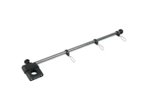 Whitecap 17" Rail Mount Flag Pole - 1/2" Diameter, Stainless Steel Staff Nylon Mount
