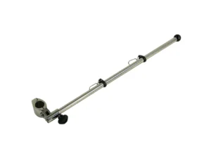 Whitecap Clamp-On Flag Pole - 1/2" Diameter Stainless Steel Clamp & Pole