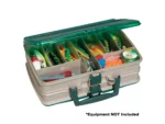 Plano Double-Sided 20-Compartment Satchel - Sandstone/Green
