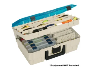 Plano Two-Tier Magnum Satchel XL - Beige/Blue