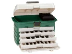 Plano 4-Drawer Tackle Box - Green Metallic/Silver