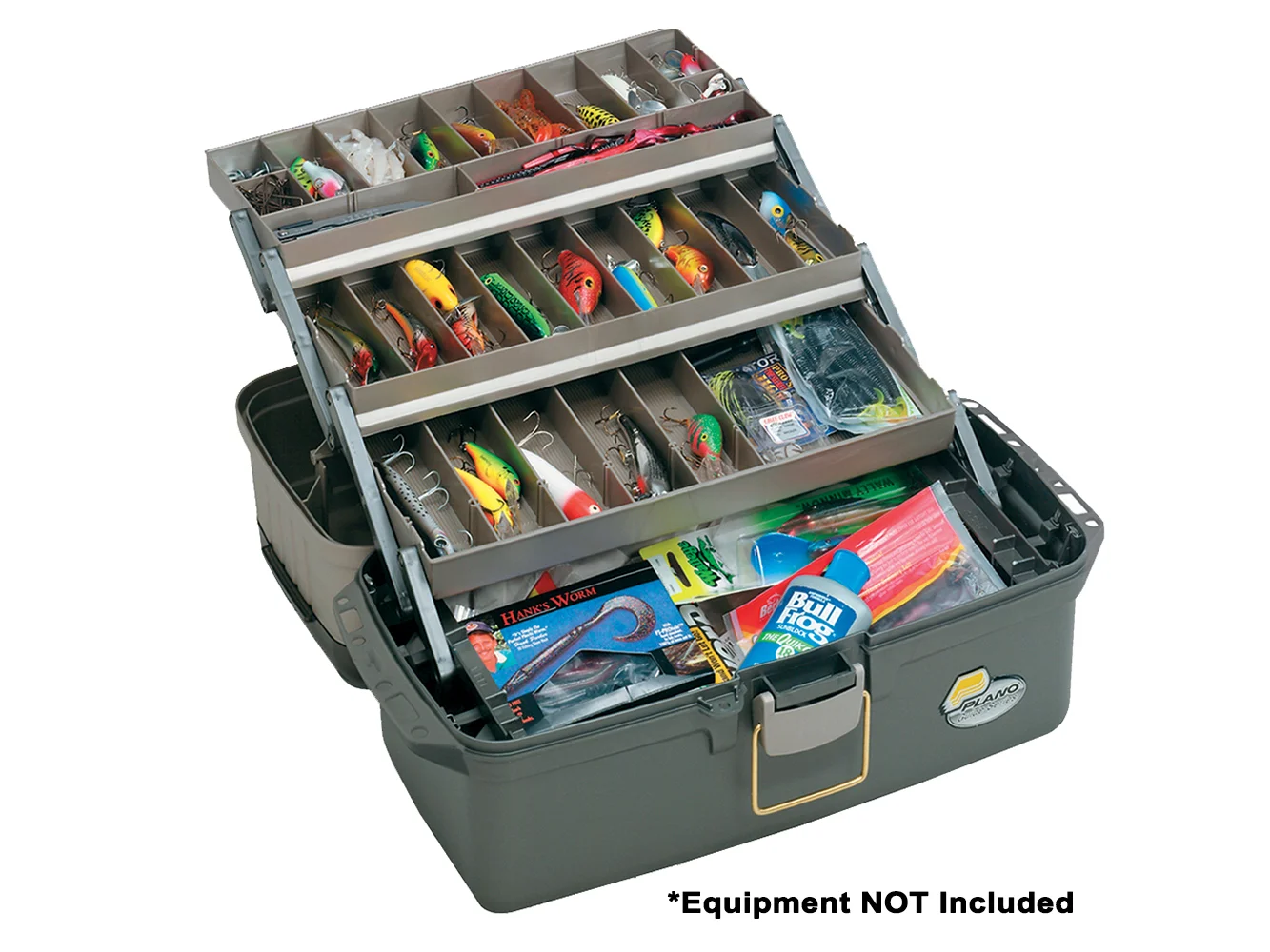 Plano Guide Series™ Tray Tackle Box - Graphite/Sandstone