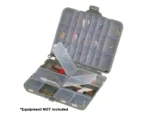 Plano Compact Side-By-Side Tackle Organizer - Grey/Clear