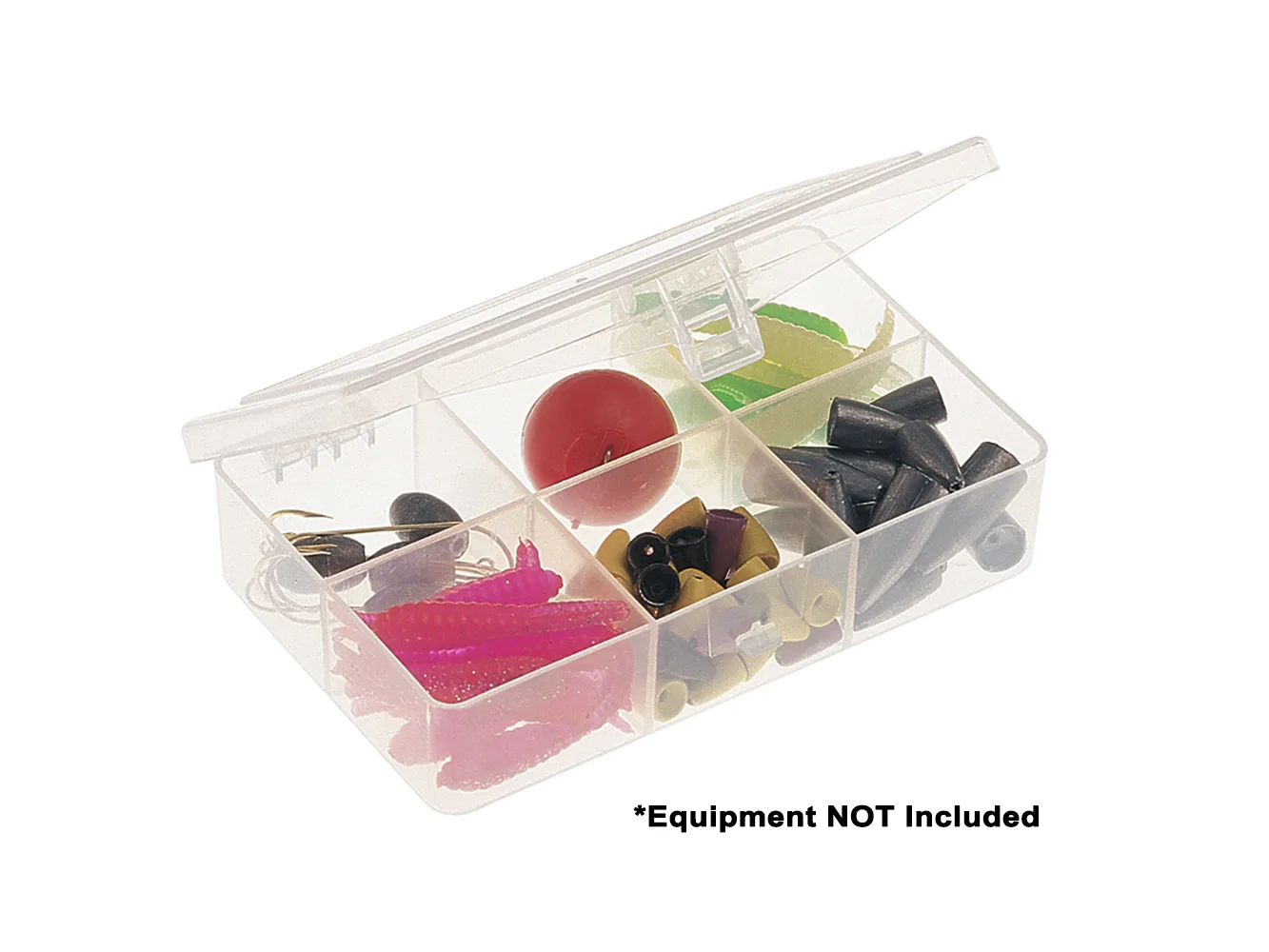 Plano Six-Compartment Tackle Organizer - Clear