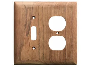 Whitecap Teak Toggle Switch/Duplex/Receptacle Cover Plate