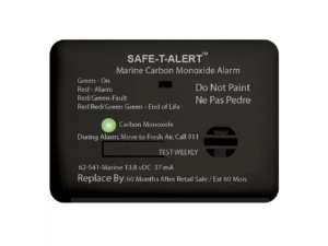 Safe-T-Alert 62 Series Carbon Monoxide Alarm - 12V - 62-541-Marine - Surface Mount - Black