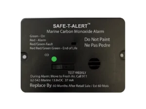Safe-T-Alert 62 Series Carbon Monoxide Alarm w/Relay - 12V - 62-542-R-Marine - Flush Mount - Black