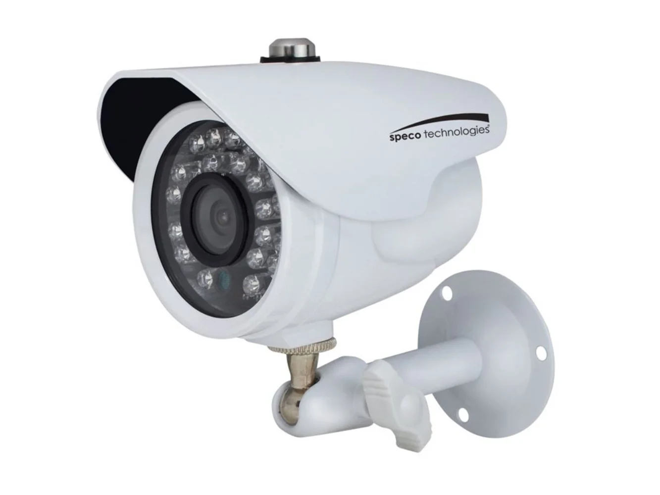 Speco HD-TVI 2MP Color Waterproof Marine Bullet Camera w/IR, 10' Cable, 3.6mm Lens, White Housing