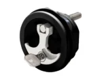 Whitecap Compression Handle CP Zamac/Black Nylon Locking Fresh Water Use Only