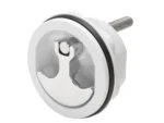 Whitecap Compression Handle CP Zamac/White Nylon No Lock Fresh Water Use Only