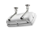 NavPod SystemPod Pre-Cut Simrad GO9/B&G Vulcan9 & 1 Instrument (Simrad IS42/B&G Triton²/AP44 Square Hole) f/9.5" Wide Guard