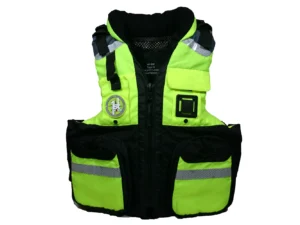 First Watch AV-800 Four Pocket Flotation Vest - Hi-Vis Yellow - Large to XL