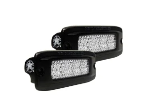 RIGID Industries SR-Q PRO Back Light Kit - Flush Mount Diffused - Pair - Black
