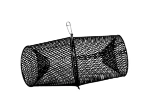 Frabill Torpedo Trap - Black Minnow Trap - 10" x 9.75" x 9"