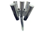 Tigress Five Rod Cluster - Bent Butt - Polished Aluminum