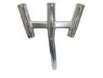 Tigress GS Trident Rod Holder - Bent Butt - Polished Aluminum