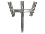 Tigress GS Trident Rod Holder - Straight Butt - Polished Alumunim