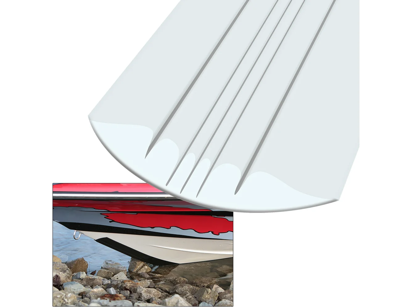 Megaware KeelGuard® - 8' - White