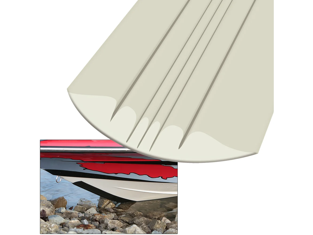 Megaware KeelGuard® - 8' - Almond