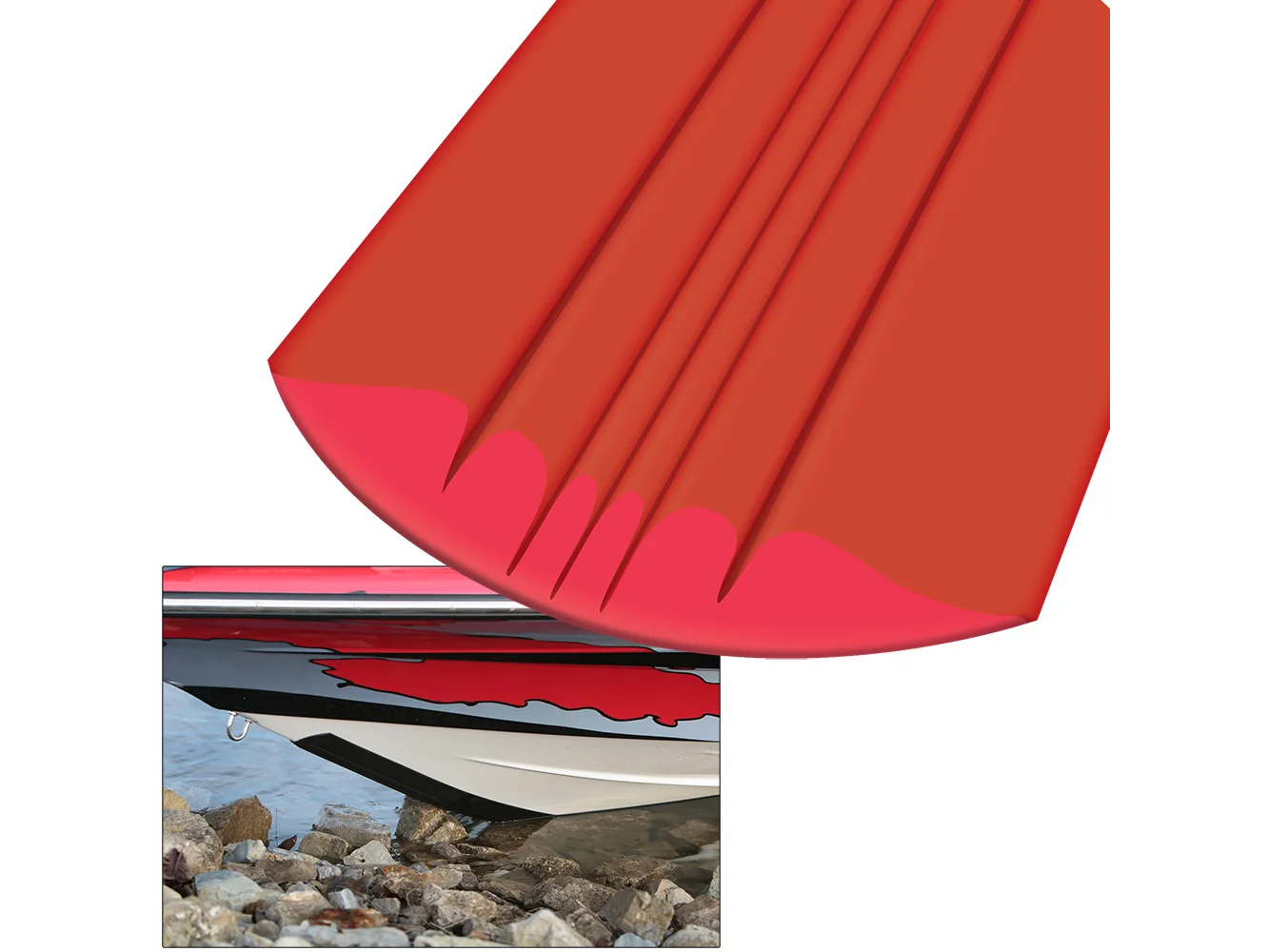 Megaware KeelGuard® - 6' - Red