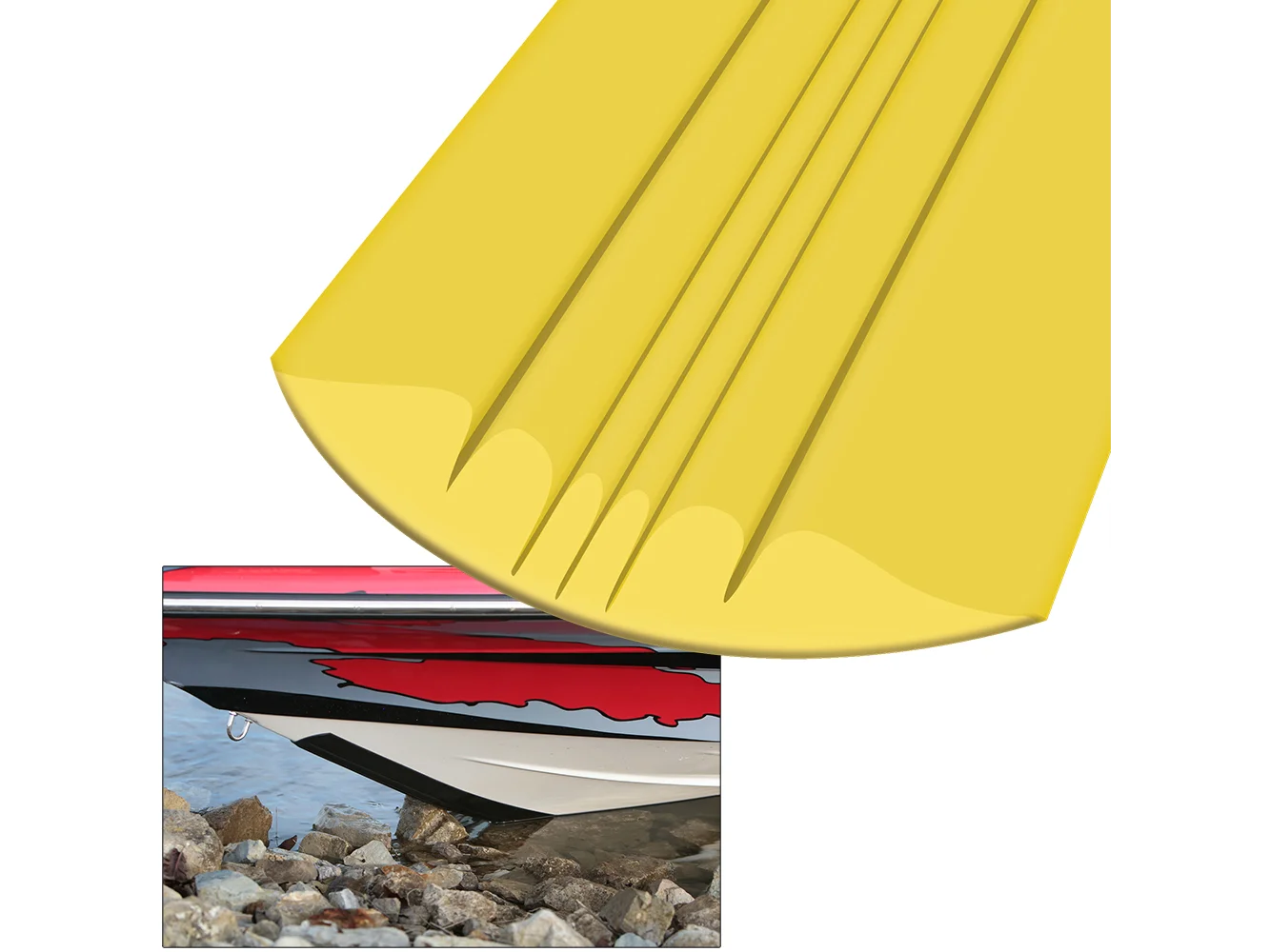 Megaware KeelGuard® - 7' - Yellow