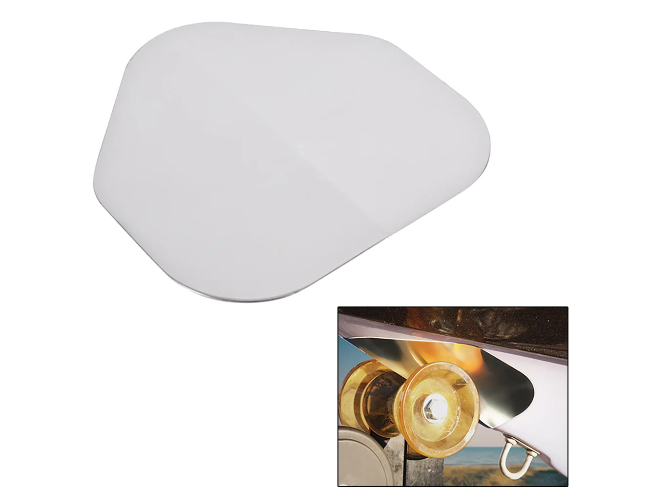 Megaware ScuffBuster™ XL - 9" x 8.75" - Solid - 22G - Stainless Steel