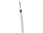 Ancor RG 8X White Tinned Coaxial Cable - Sold By The Foot