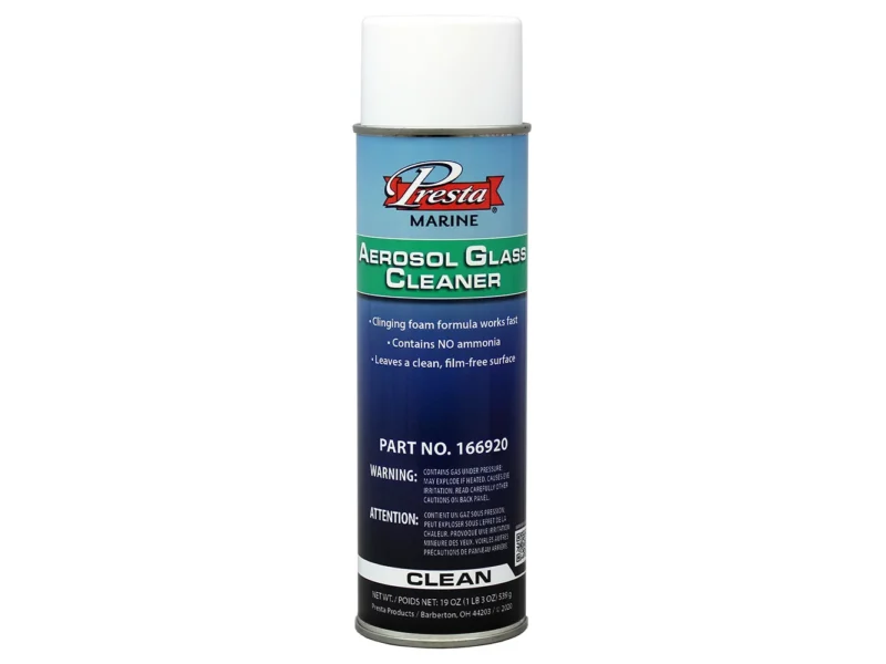 Presta Marine Ammonia Free Aerosol Glass Cleaner - 19oz