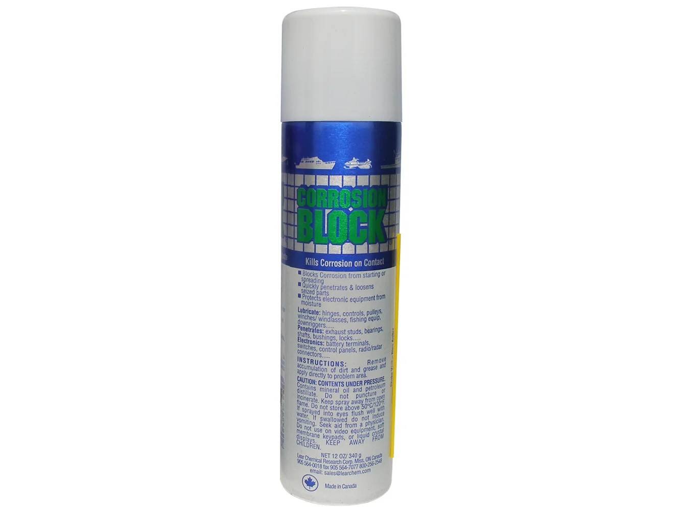 Corrosion Block 12oz Aerosol Can - Non-Hazmat, Non-Flammable & Non-Toxic