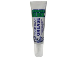 Corrosion Block High Performance Waterproof Grease - 2oz Tube - Non-Hazmat, Non-Flammable & Non-Toxic