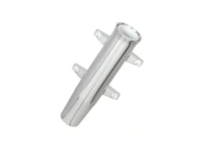 Lee's Aluminum Side Mount Rod Holder - Tulip Style - Silver Anodize