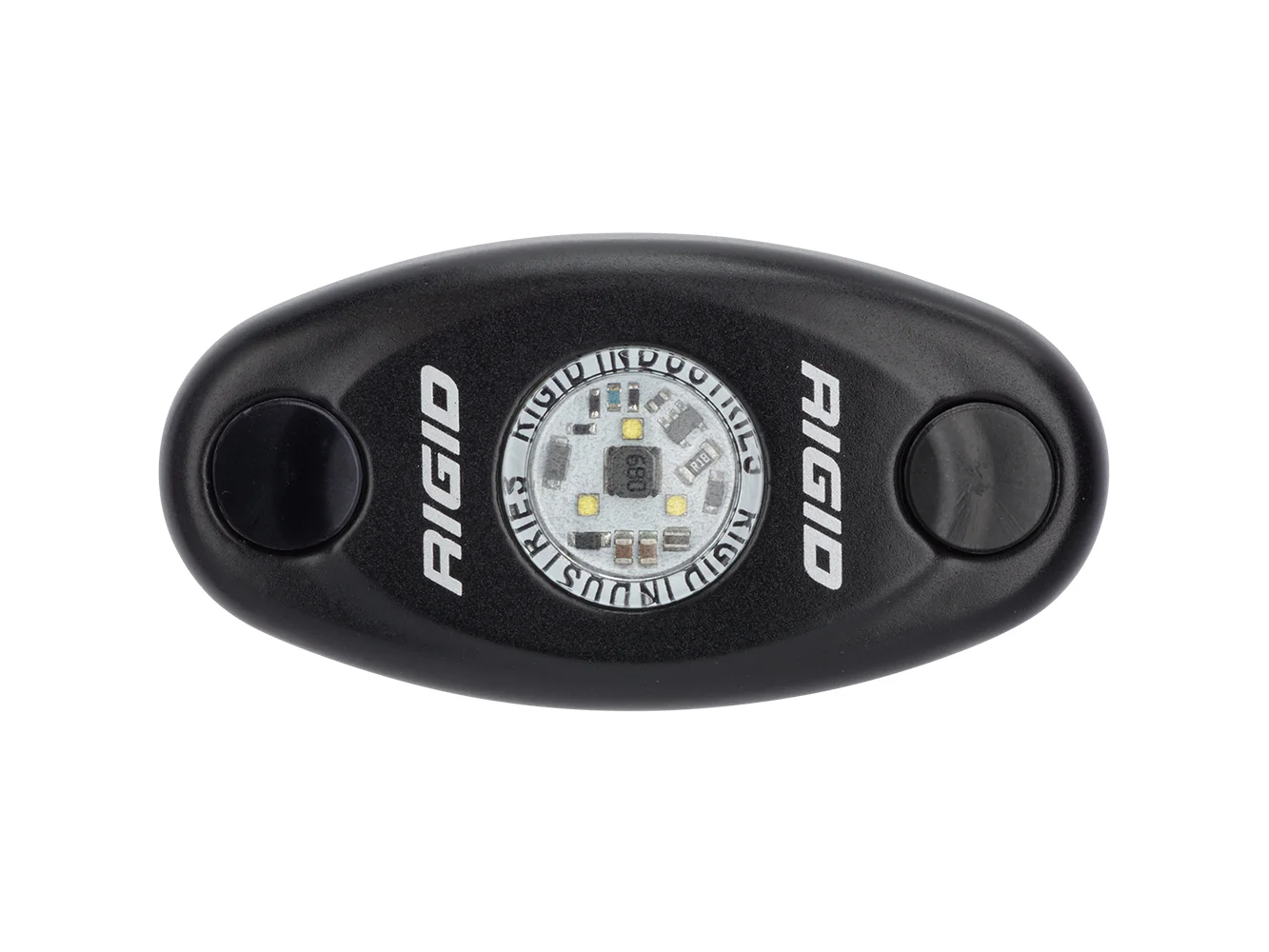 RIGID Industries A-Series Black Low Power LED Light - Single - Amber