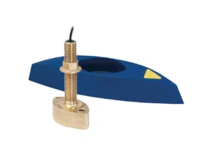 Airmar B45-DT-HB 600W Thru-Hull Transducer w/Fairing Block & Humminbird #9 Connector