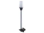 Perko Fold Down All-Round Pole Light - Horizontal Mount - White