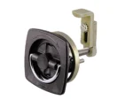 Perko Flush Latch - Non-Locking - 2.5" x 2.5" w/Offset Adjustable Cam Bar