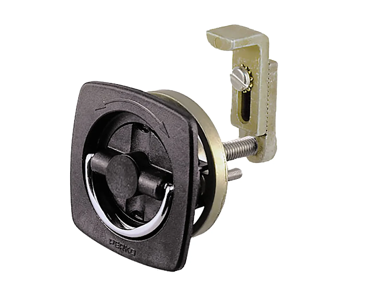 Perko Flush Latch - Non-Locking - 2.5" x 2.5" w/Offset Adjustable Cam Bar