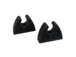 Perko Pole Storage Clips - Black - Pair